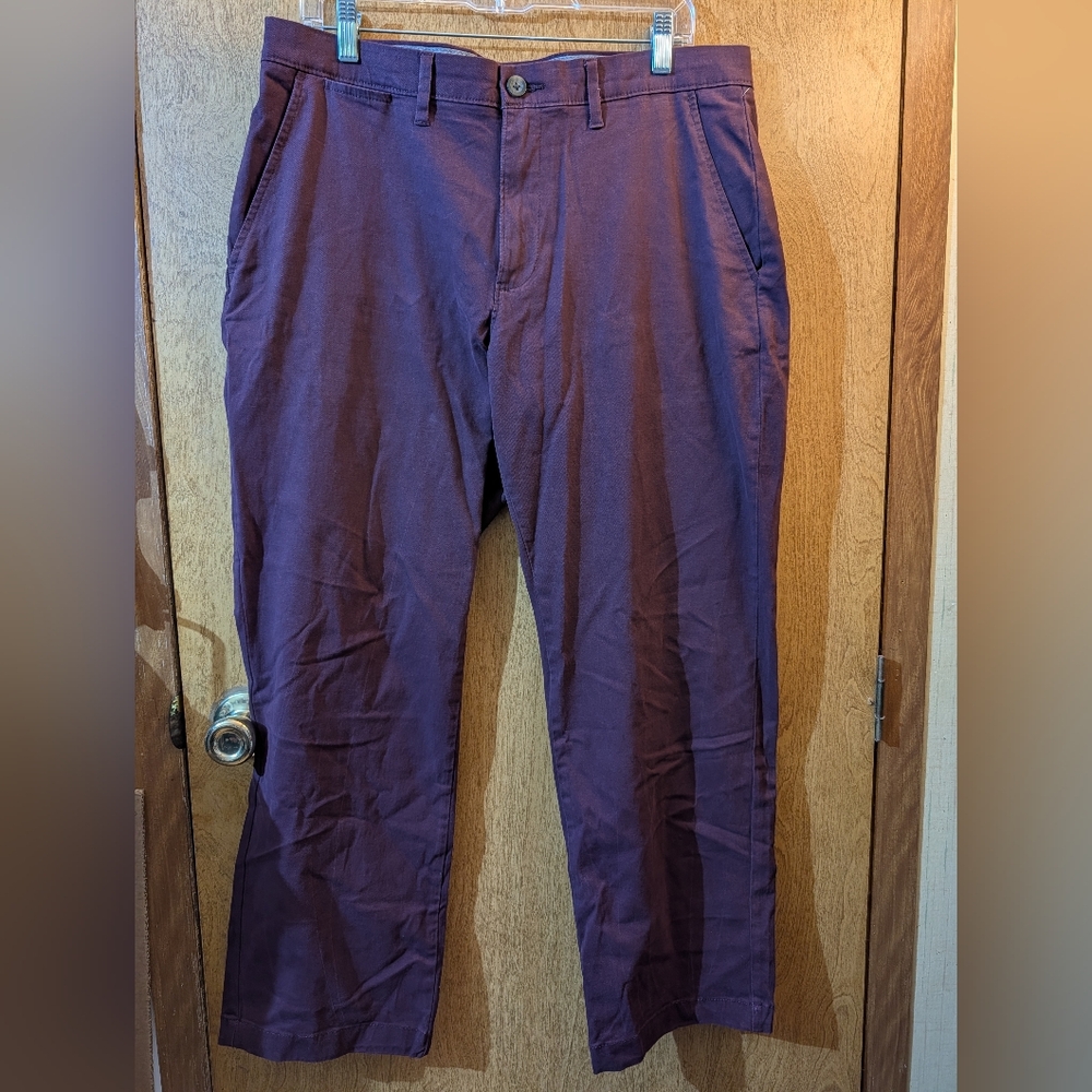 Amazon Essentials Maroon Men's Dress Pants